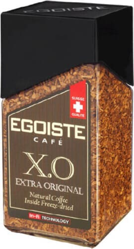 Кофе растворимый с молотым Egoiste XO 100 г.