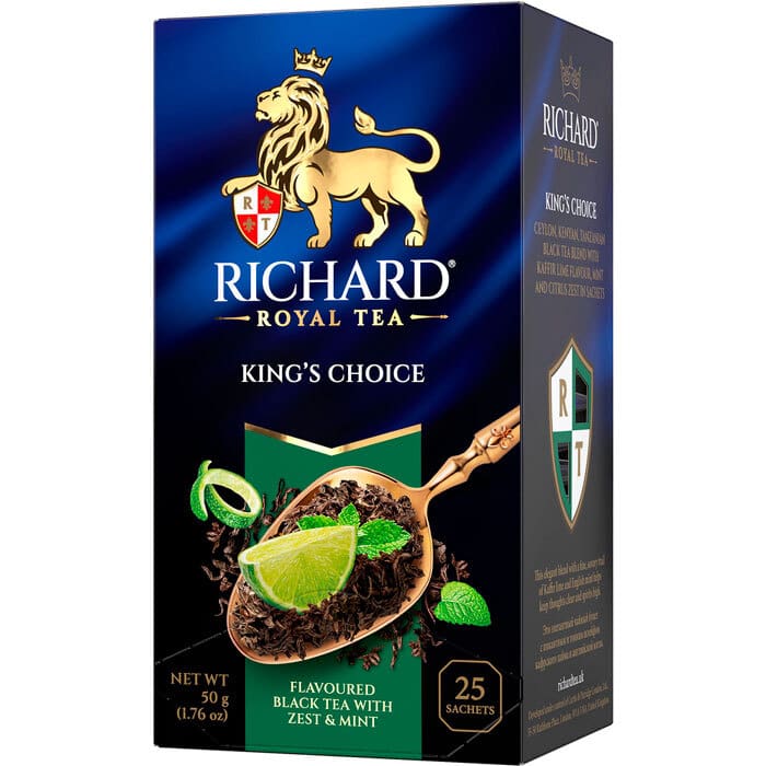 Чай черный Richard Kings Tea №1 королевский 25 пакетов.