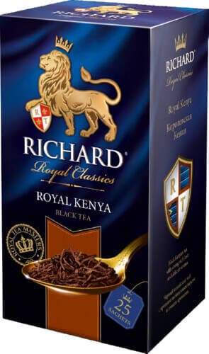 Чай черный байховый Richard Royal Kenya 25 пакетов.
