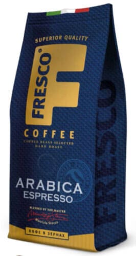 Кофе зерновой FRESCO Arabica Espesso пакет 200 г.