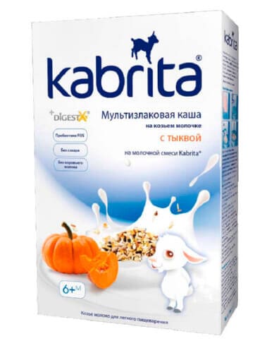 Каша Kabrita Мультизлаковая с тыквой (с 6 месяцев) 180 г