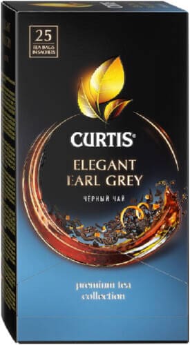 Чай черный Curtis Elegant Earl Grey 25 пакетов