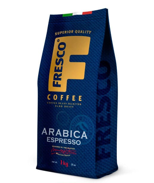 Кофе зерновой FRESCO Arab.Espresso пакет 1кг.