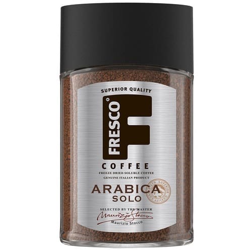 Кофе растворимый Fresco Arabica Solo банка 100 г
