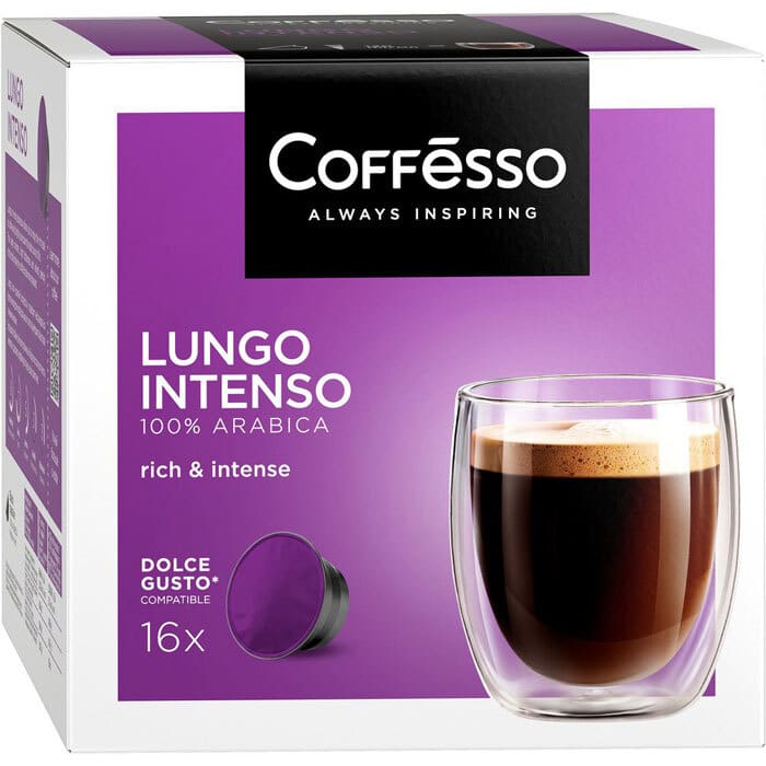 КапсулыСтандарт Nespressо(16шт)Coffesso Lungo Intenso 104г.