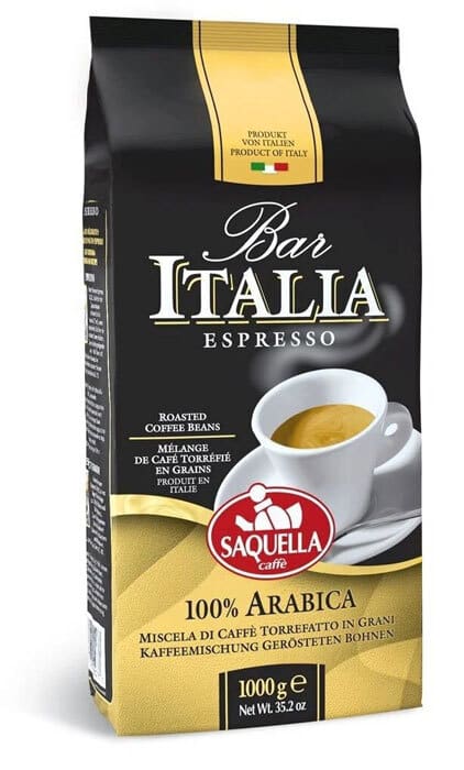 Кофе зерновой Saquella Bar Italia Espresso Arabica 1 кг