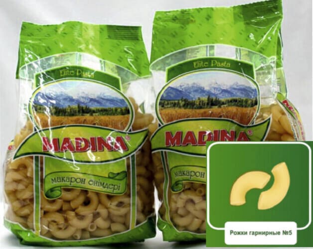 Макароны Мадина Гарнирные 0,400 кг.