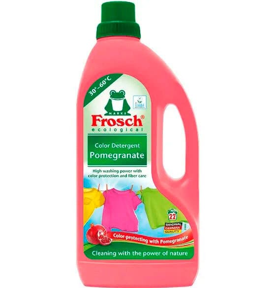Гель для стирки Frosch Цветной текстиль Гранат 1,5 л