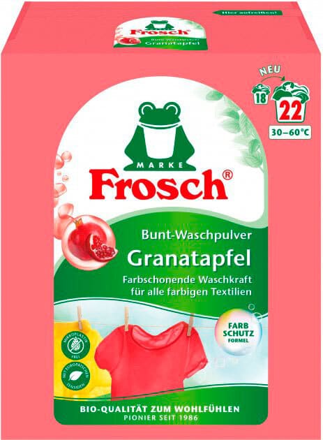 Cтиральный порошок концентрат Frosch Гранат 1,45 кг