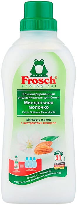 Ополаскиватель для белья концентрированный Frosch Миндальное молочко 0,75 л