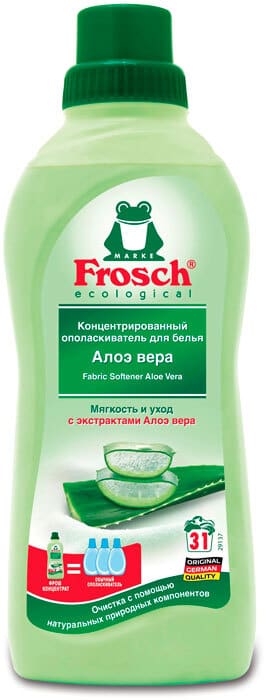 Ополаскиватель для белья концентрированный Frosch Алоэ вера 0,75 л