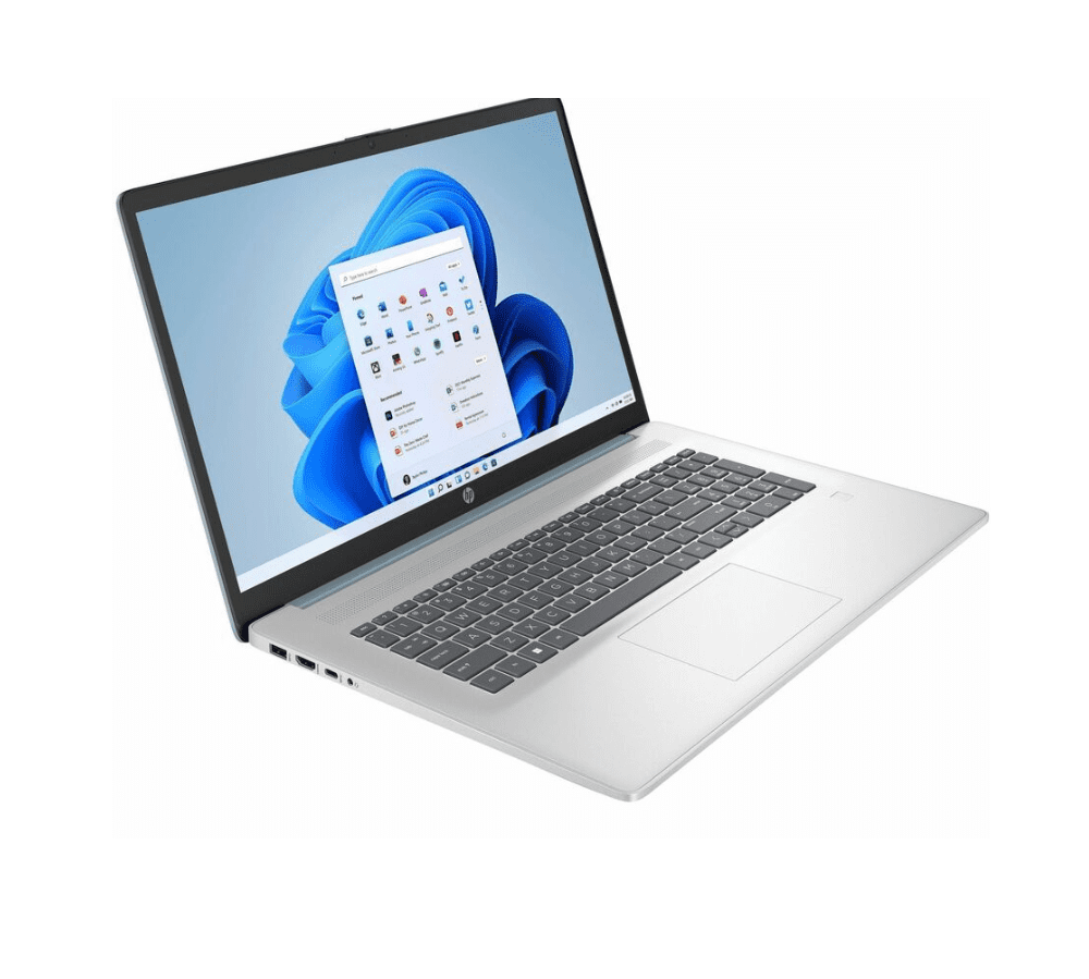 HP 17-cn3142ds 17.3" Сенсорный Ноутбук — Intel N100, 4GB RAM, 128GB UFS, Wi-Fi 6, Windows 11 Home in S Mode, Moonlight Blue / Natural Silver (Refurbished) - Image 5