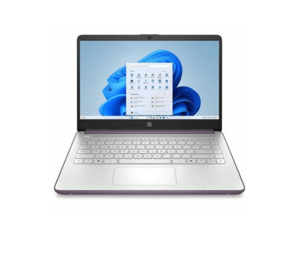 HP 14-dq6104ds 14" Сенсорный Ноутбук — Intel N150, 4GB RAM, 128GB UFS, Wi-Fi 6, Windows 11 Home in S Mode, Winter Lavender (Refurbished) - Image 4