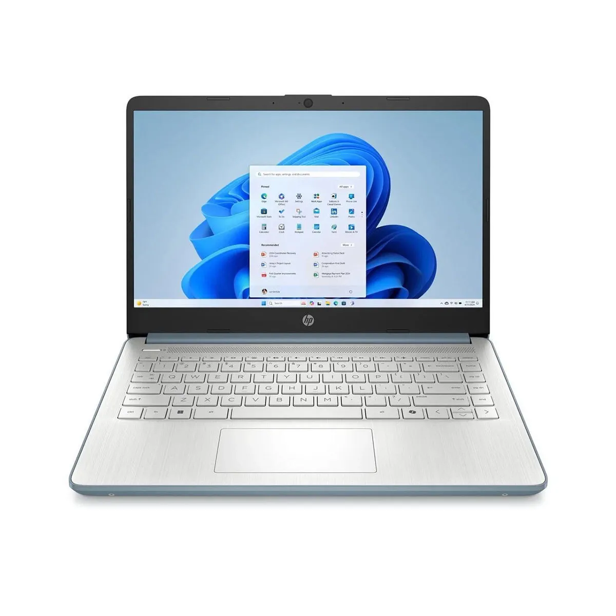 HP 14-dq3023ds 14″ Сенсорный Ноутбук | Intel Celeron N4500 | 4GB RAM | 64GB eMMC | Wi-Fi 6 | Windows 11 Home | Moonlight Blue | Refurbished