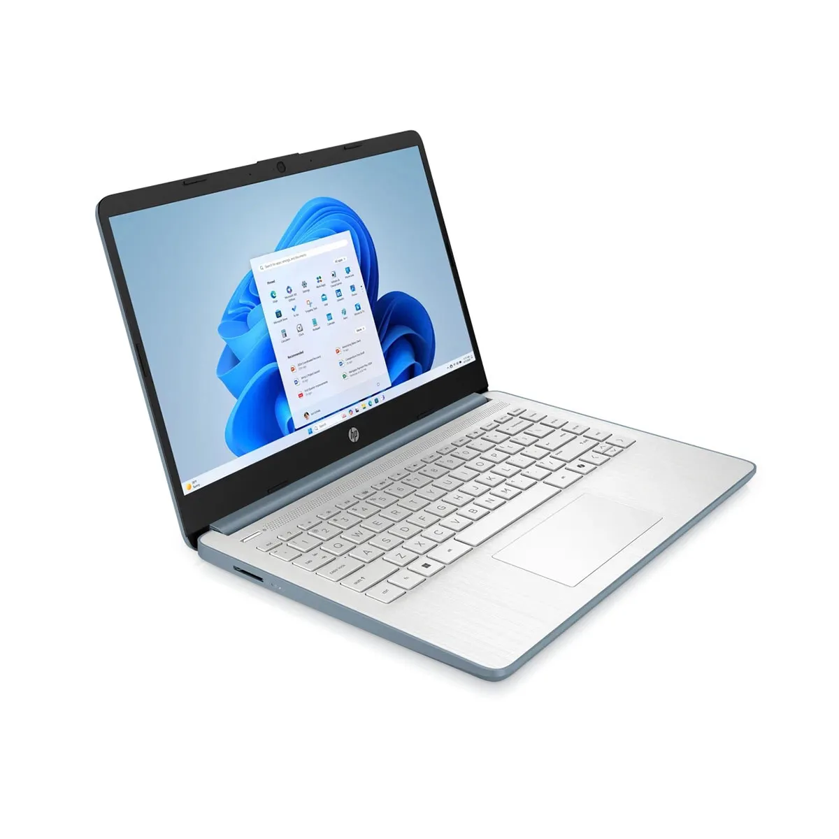 HP 14-dq3023ds 14" Сенсорный Ноутбук | Intel Celeron N4500 | 4GB RAM | 64GB eMMC | Wi-Fi 6 | Windows 11 Home | Moonlight Blue | Refurbished - Image 3