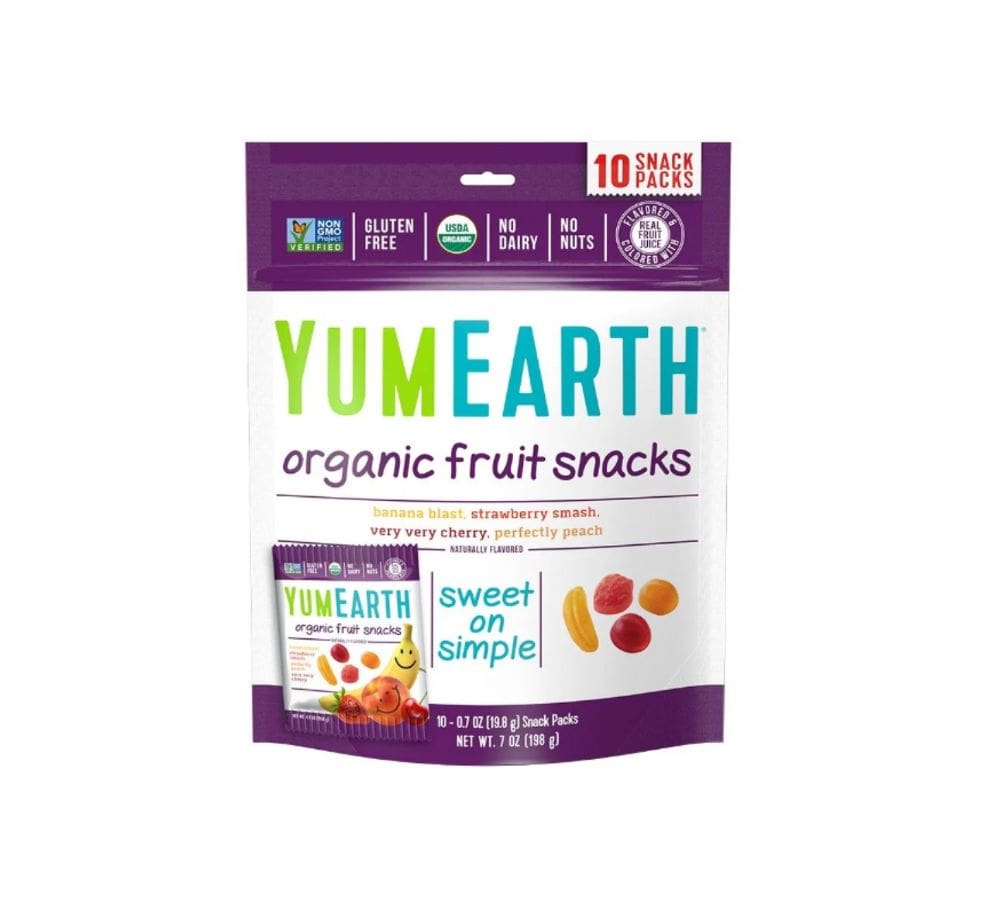 YumEarth, Organic & Vegan Fruit Snacks 198G