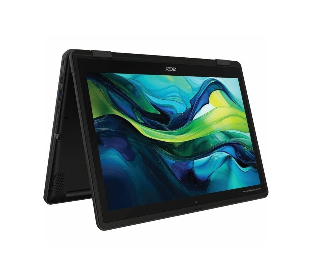 Acer TravelMate B3 Spin 12 TMB312R-31-C741 | 12.2″ Сенсорный Ноутбук-Трансформер 2-в-1 | Intel N150 | 8GB RAM | 128GB Flash | Windows 11 Pro Education
