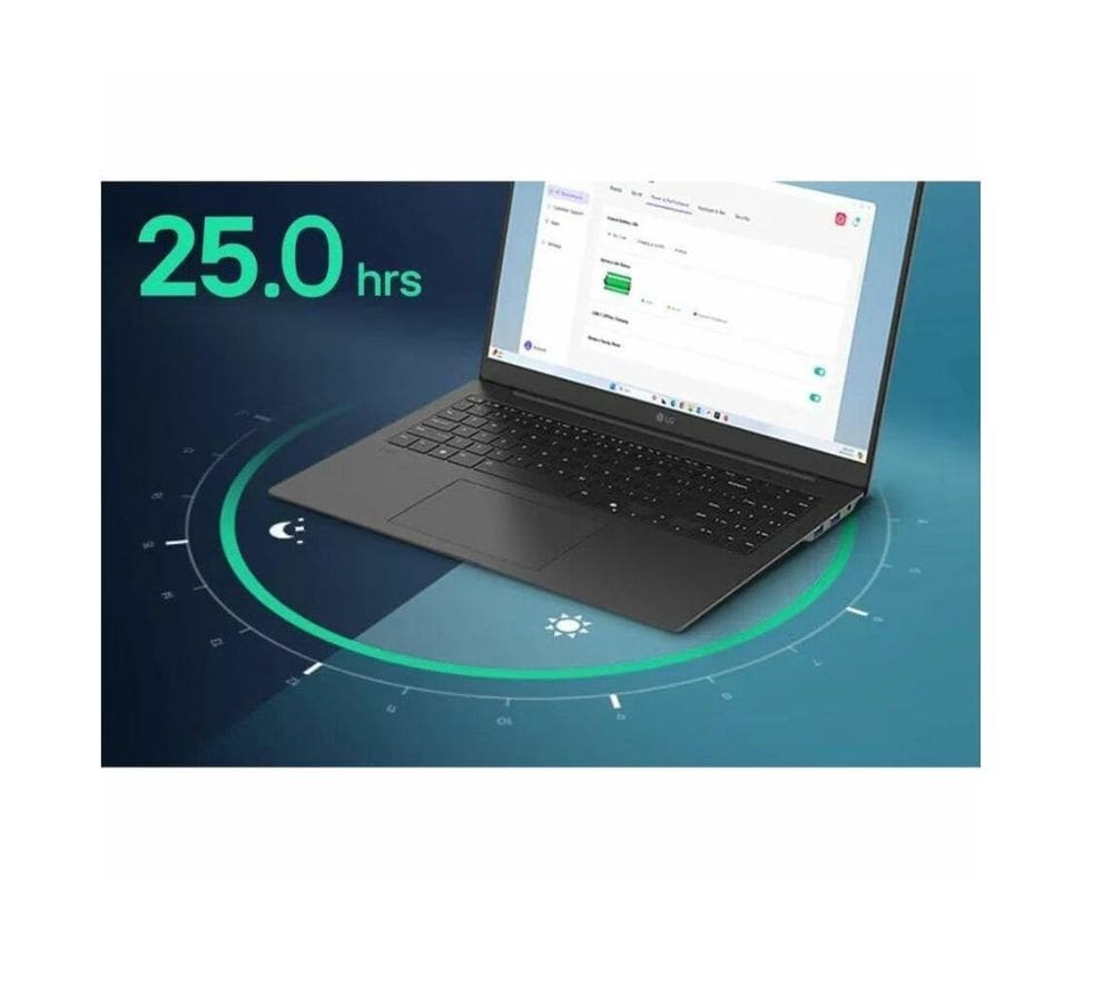 LG gram Pro 17 (17Z90TR-E.AAB4U1) | 17" WQXGA 144Hz | Intel Core Ultra 7 255H | NVIDIA GeForce RTX 5050 8GB | 16GB RAM | 1TB SSD | Wi-Fi 7 | Windows 11 Home | Deep Black - Image 6